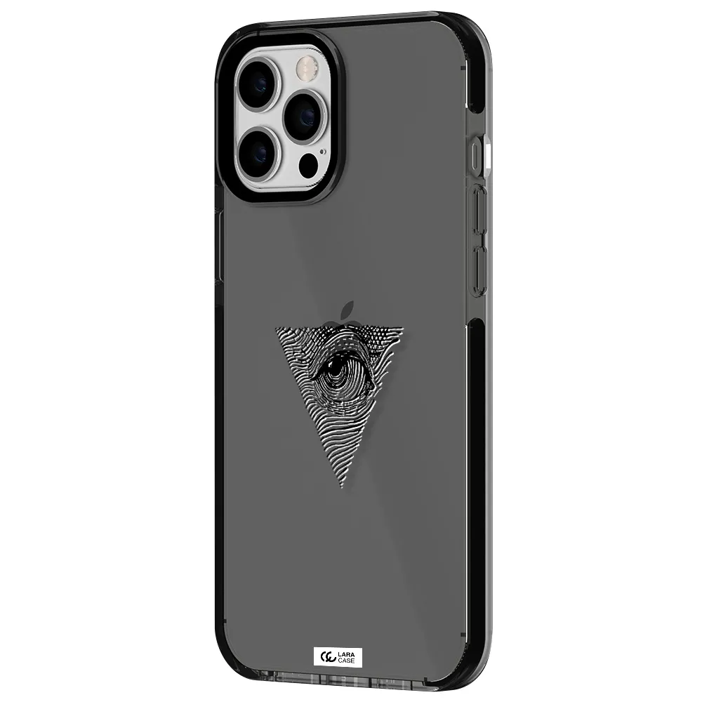 Franklin Eye Apple iPhone 12 pro max impact Smoke Black Case