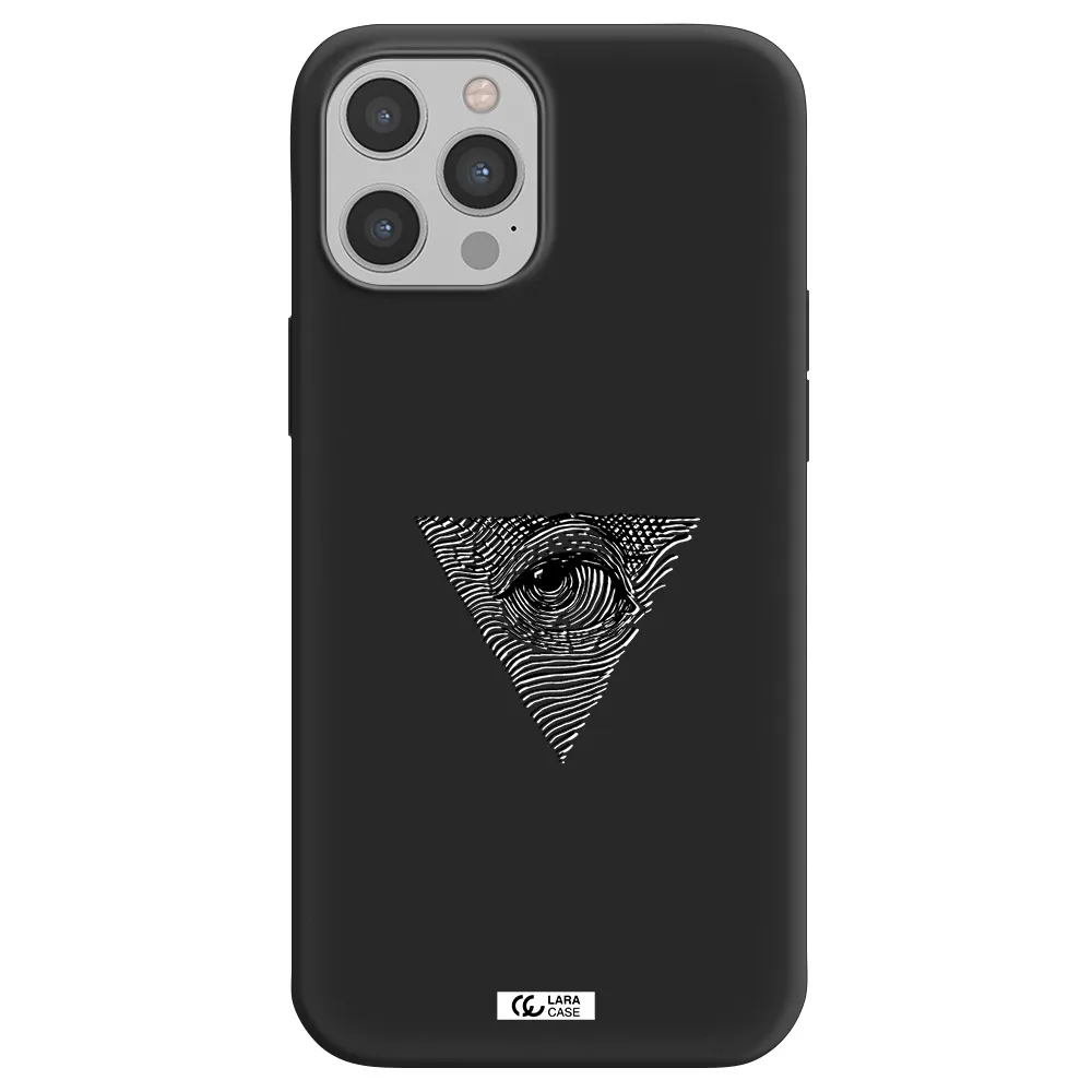 Franklin Eye Apple iPhone 12 pro max Silicone black Case