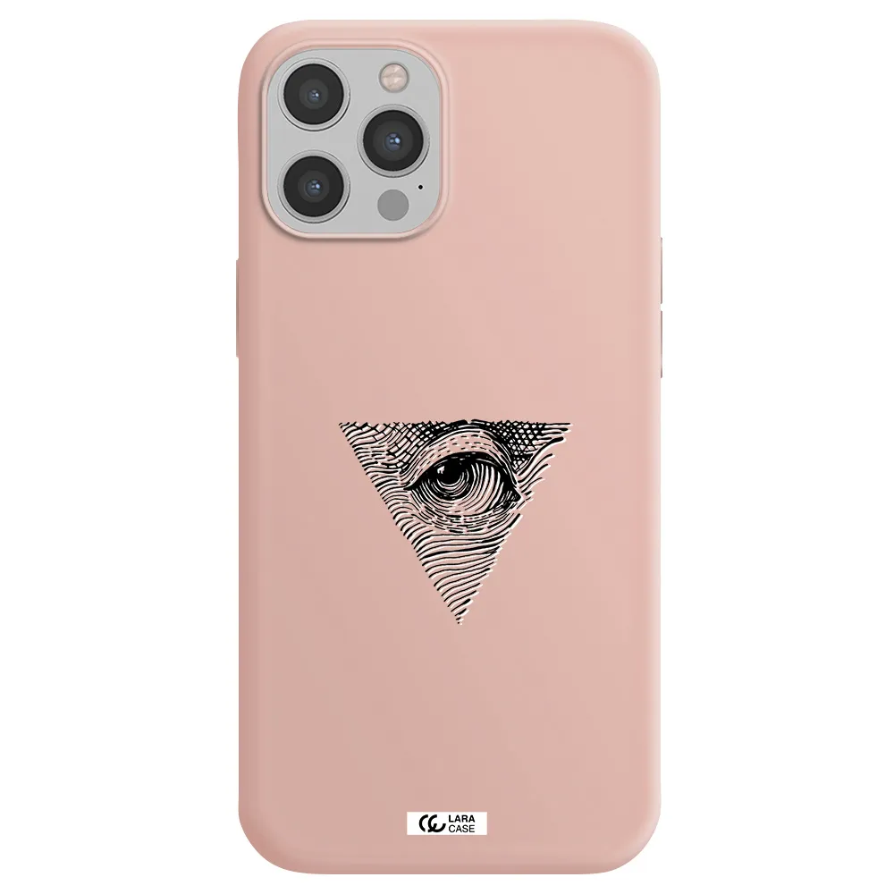Franklin Eye Apple iPhone 12 pro max Silicone pastel pink Case