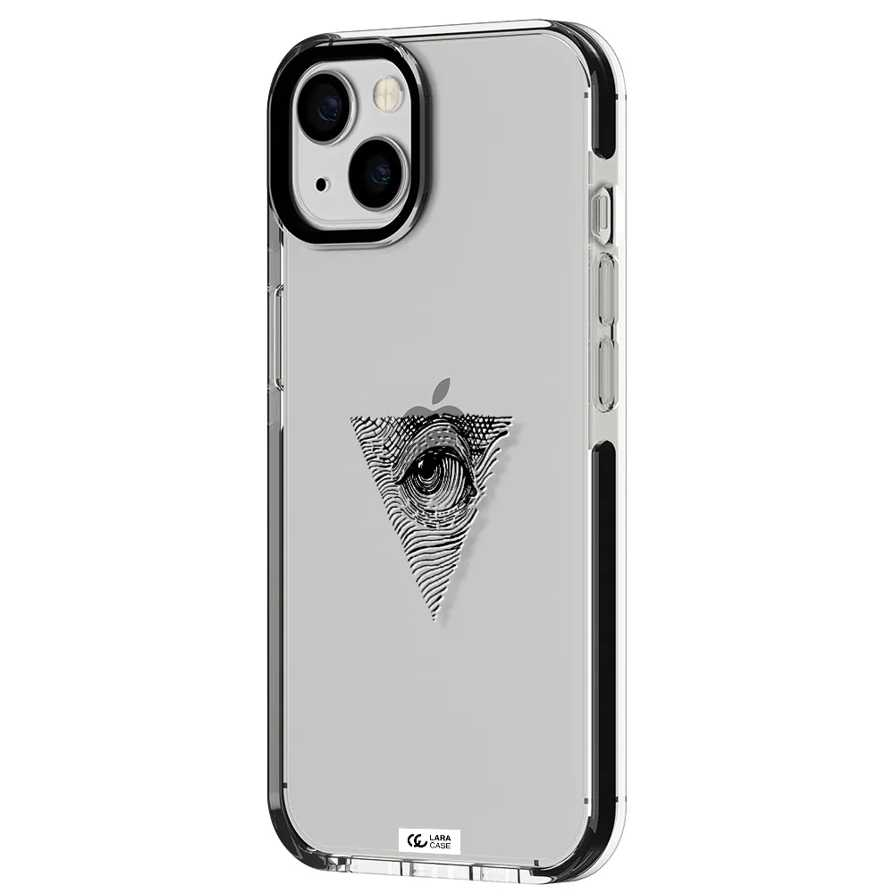 Franklin Eye Apple iPhone 13 impact black border Case