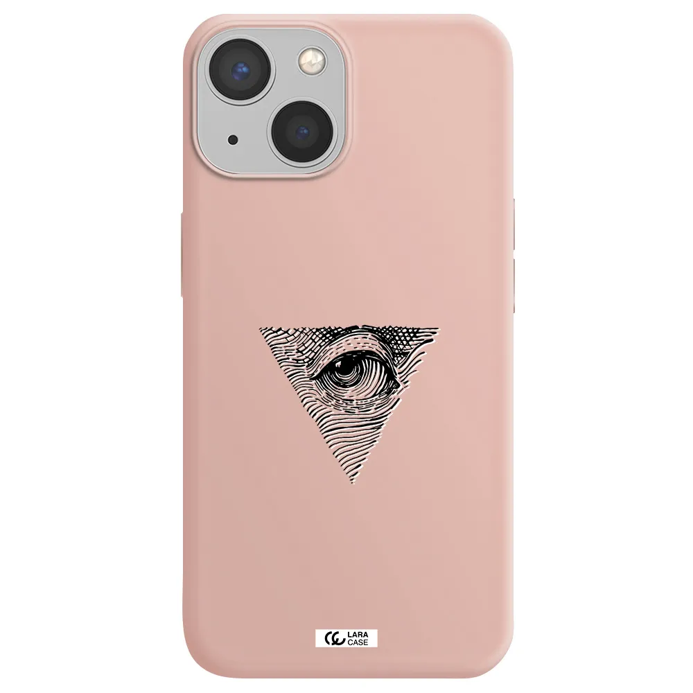 Franklin Eye Apple iPhone 13 mini Silicone pastel pink Case