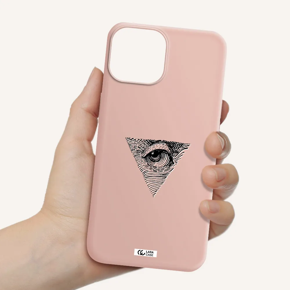 Franklin Eye Apple iPhone 13 mini Silicone pastel pink Case