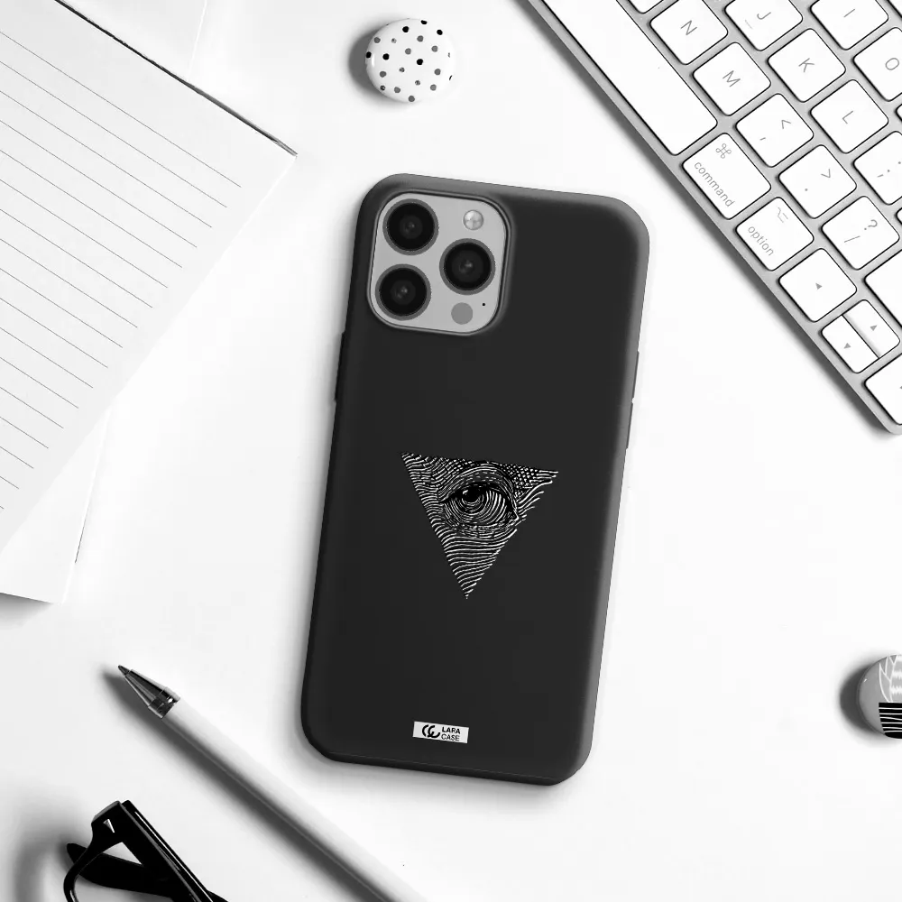 Franklin Eye Apple iPhone 13 Pro Max Silicone black Case