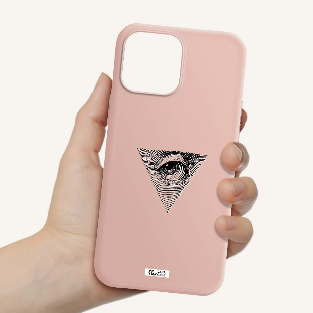 Franklin Eye Apple iPhone 13 Pro Silicone pastel pink Case