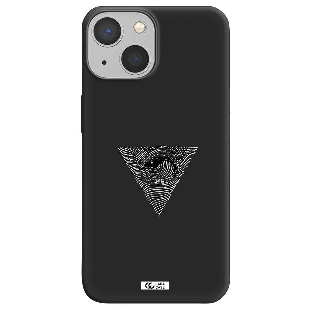 Franklin Eye Apple iPhone 13 Silicone black Case