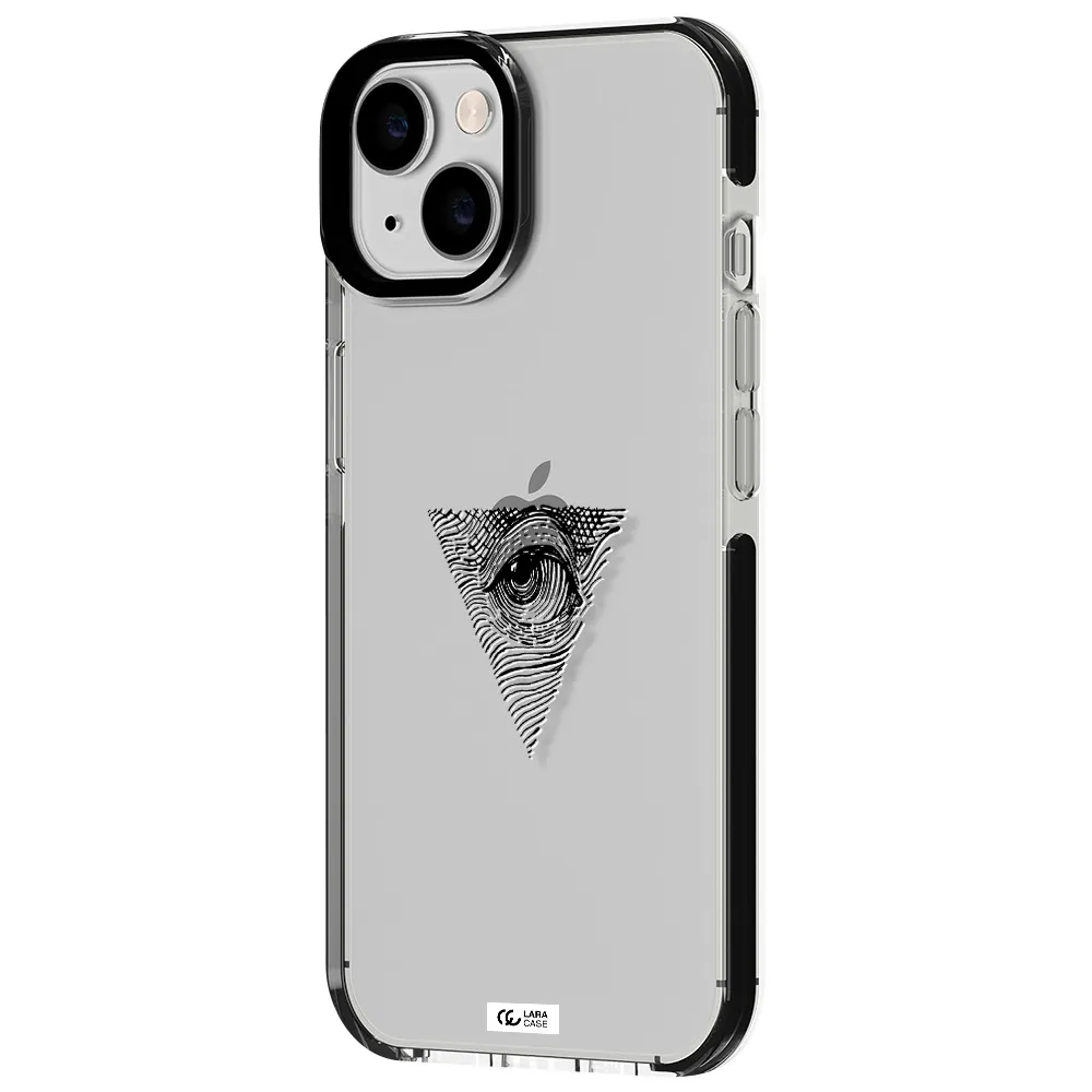 Franklin Eye Apple iPhone 14 impact black border Case