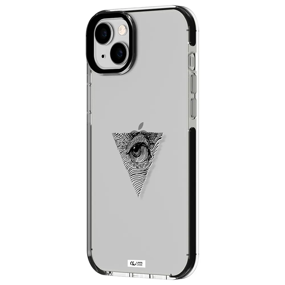 Franklin Eye Apple iPhone 14 plus impact black border Case