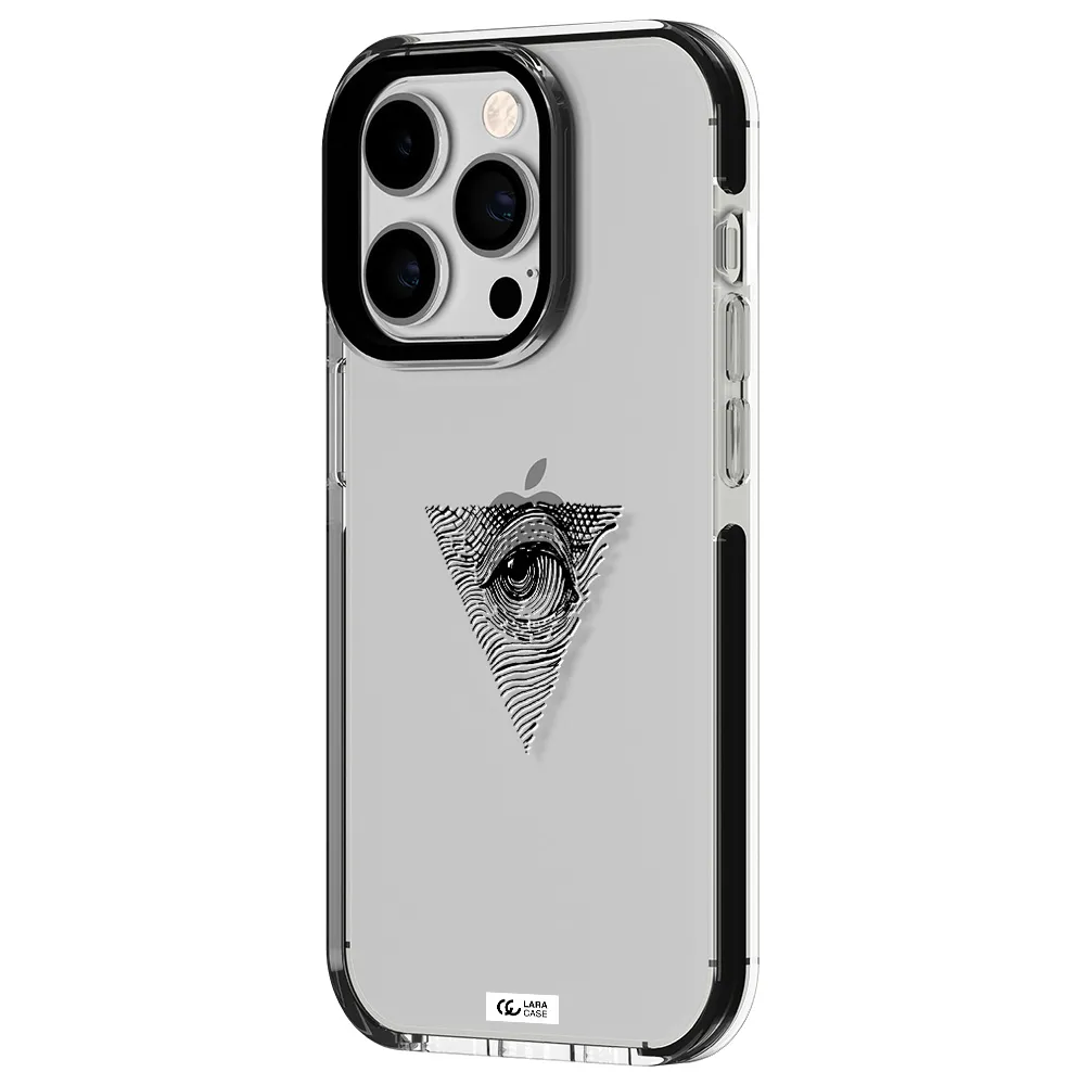 Franklin Eye Apple iPhone 14 pro impact black border Case