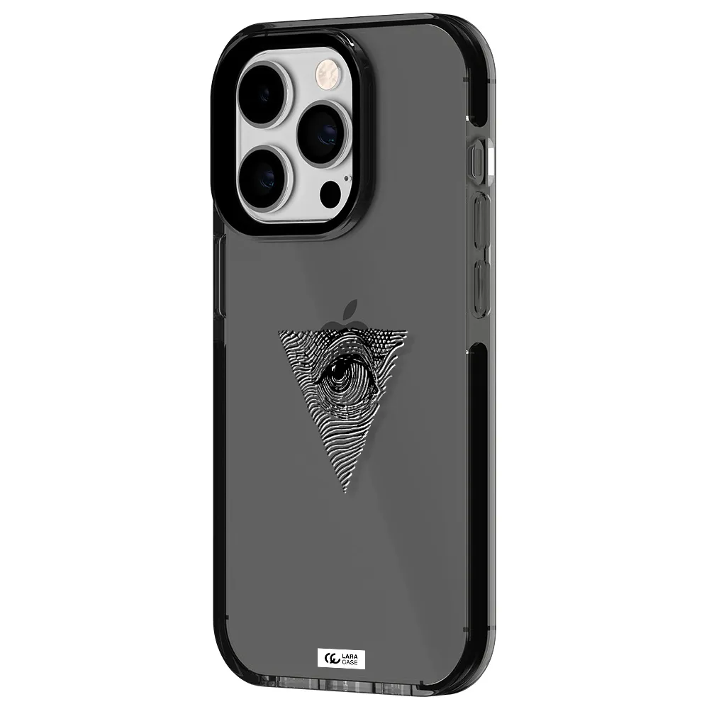 Franklin Eye Apple iPhone 14 pro impact Smoke Black Case