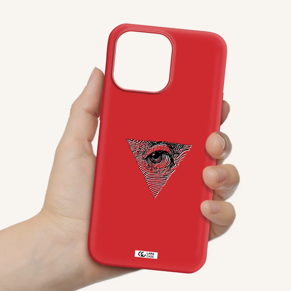 Franklin Eye Apple iPhone 14 pro max Silicone Imperial Red Case
