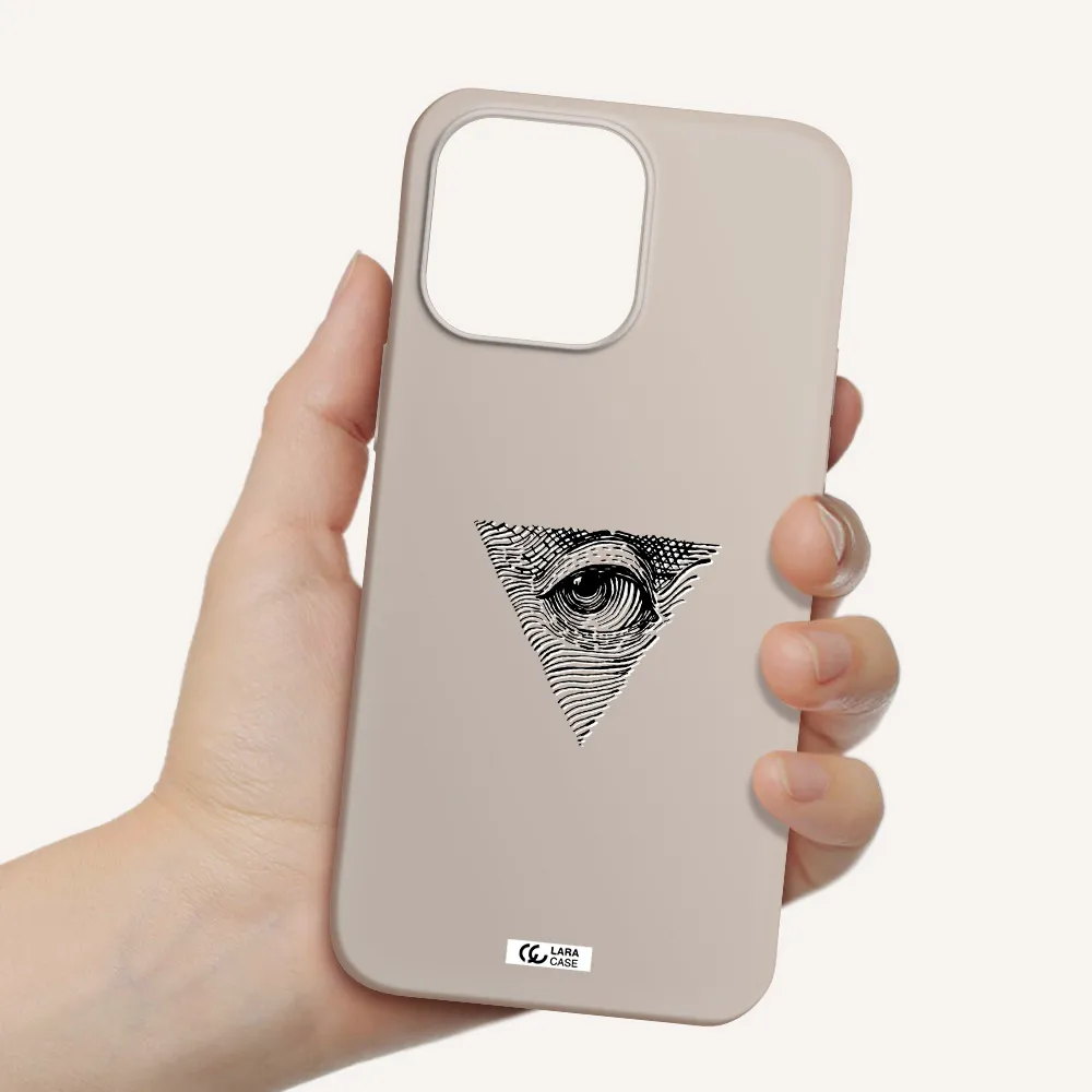 Franklin Eye Apple iPhone 14 pro Silicone Stone Case