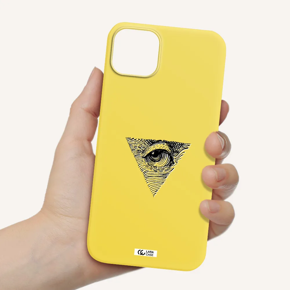 Franklin Eye Apple iPhone 14 Silicone canary yellow Case