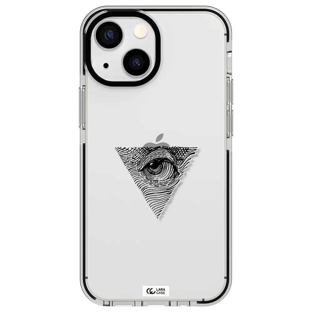 Franklin Eye Apple iPhone 15 impact black border Case