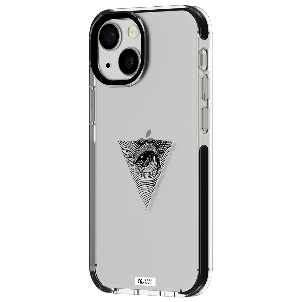 Franklin Eye Apple iPhone 15 impact black border Case