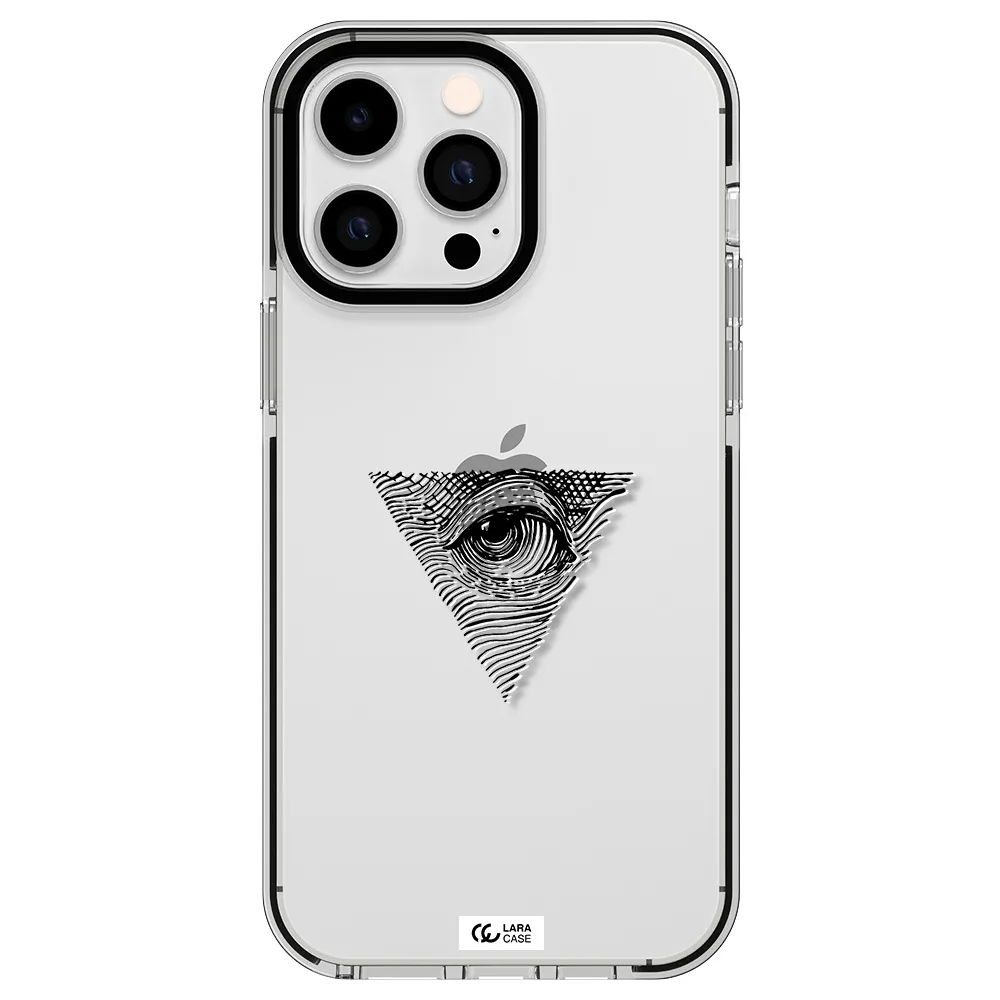 Franklin Eye Apple iPhone 15 Pro impact black border Case