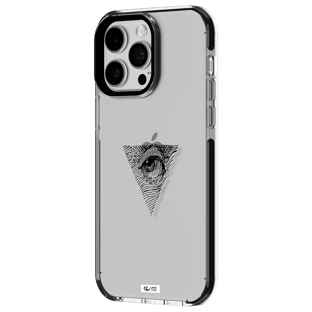 Franklin Eye Apple iPhone 15 Pro Max impact black border Case