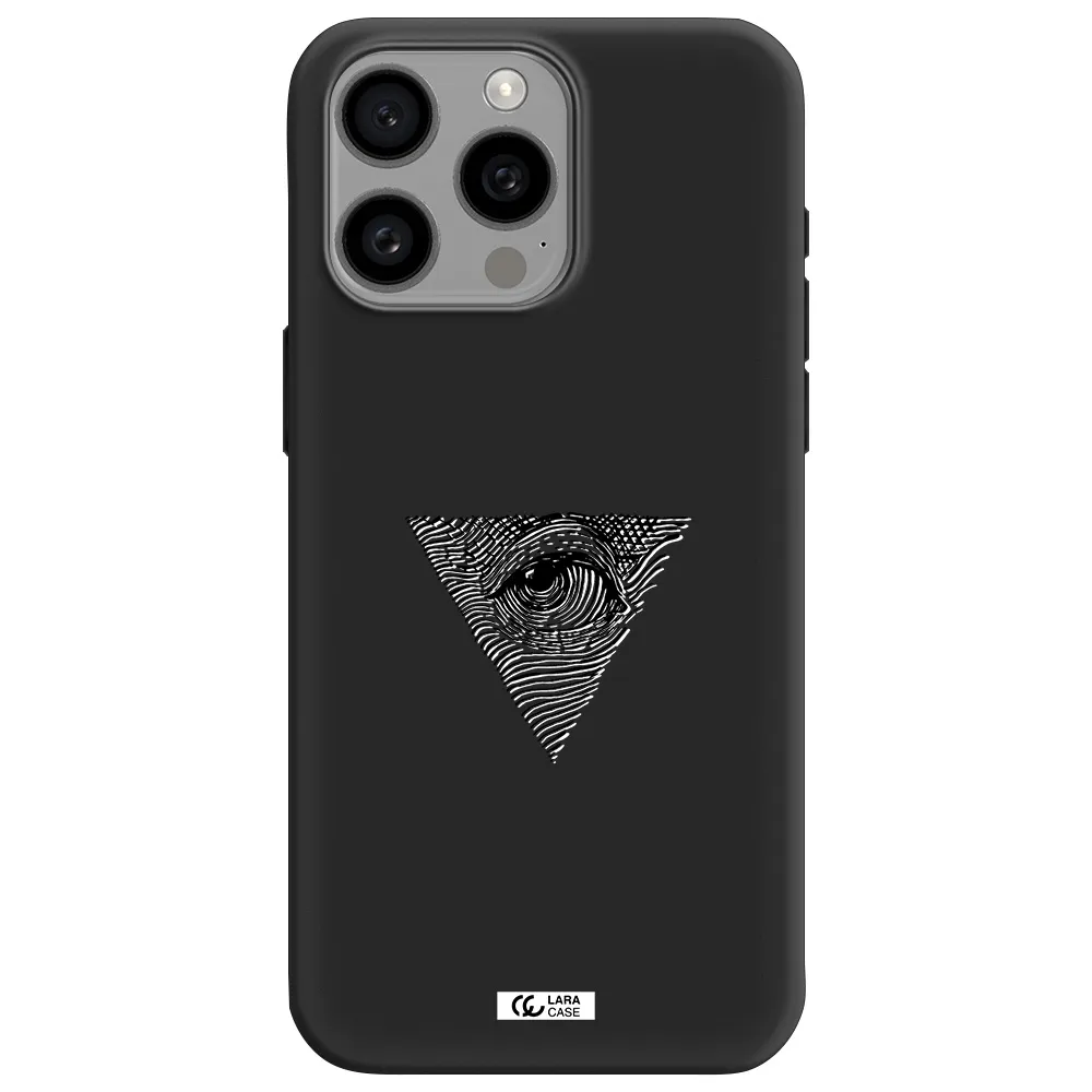Franklin Eye Apple Iphone 15 Pro max Silicone black Case