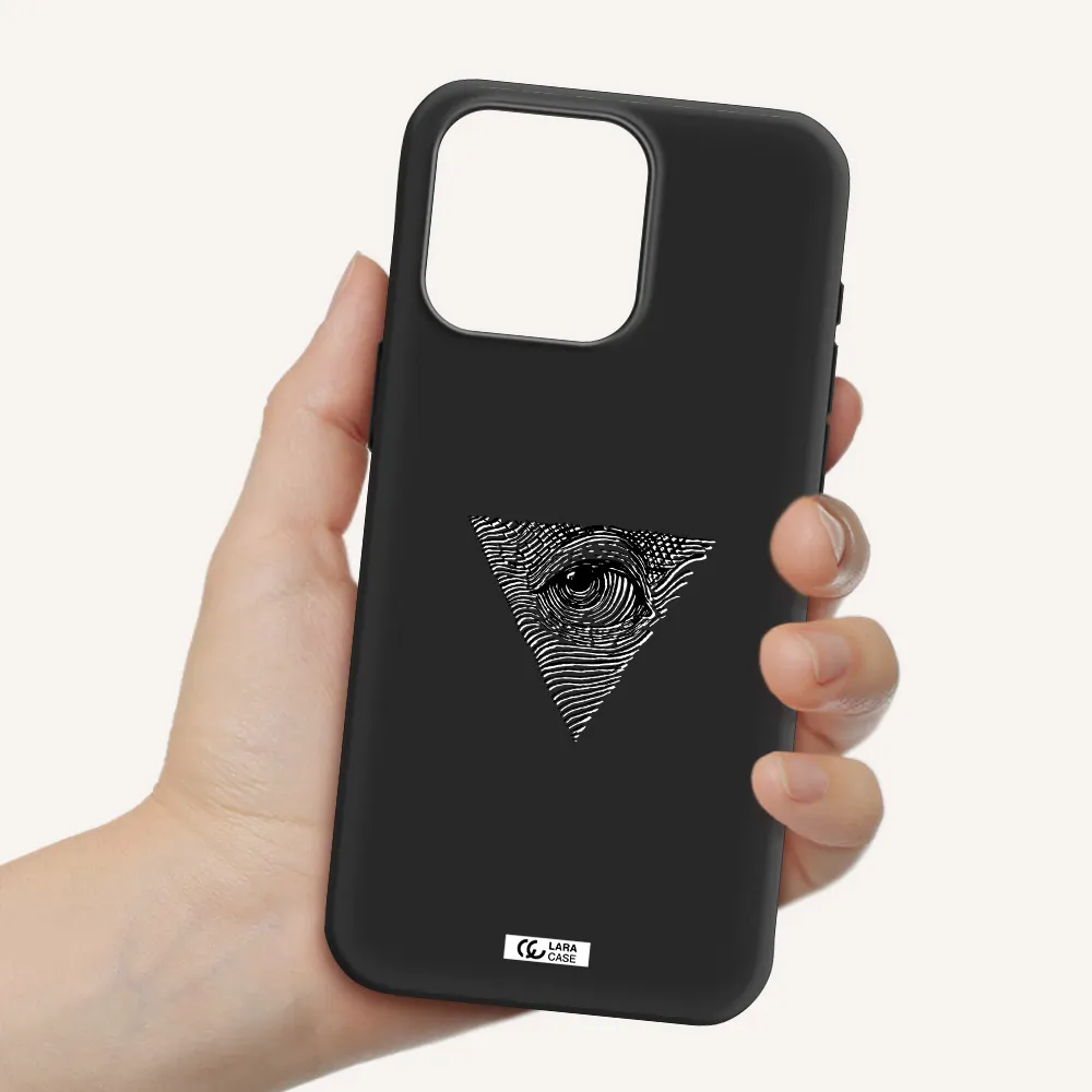 Franklin Eye Apple Iphone 15 Pro max Silicone black Case