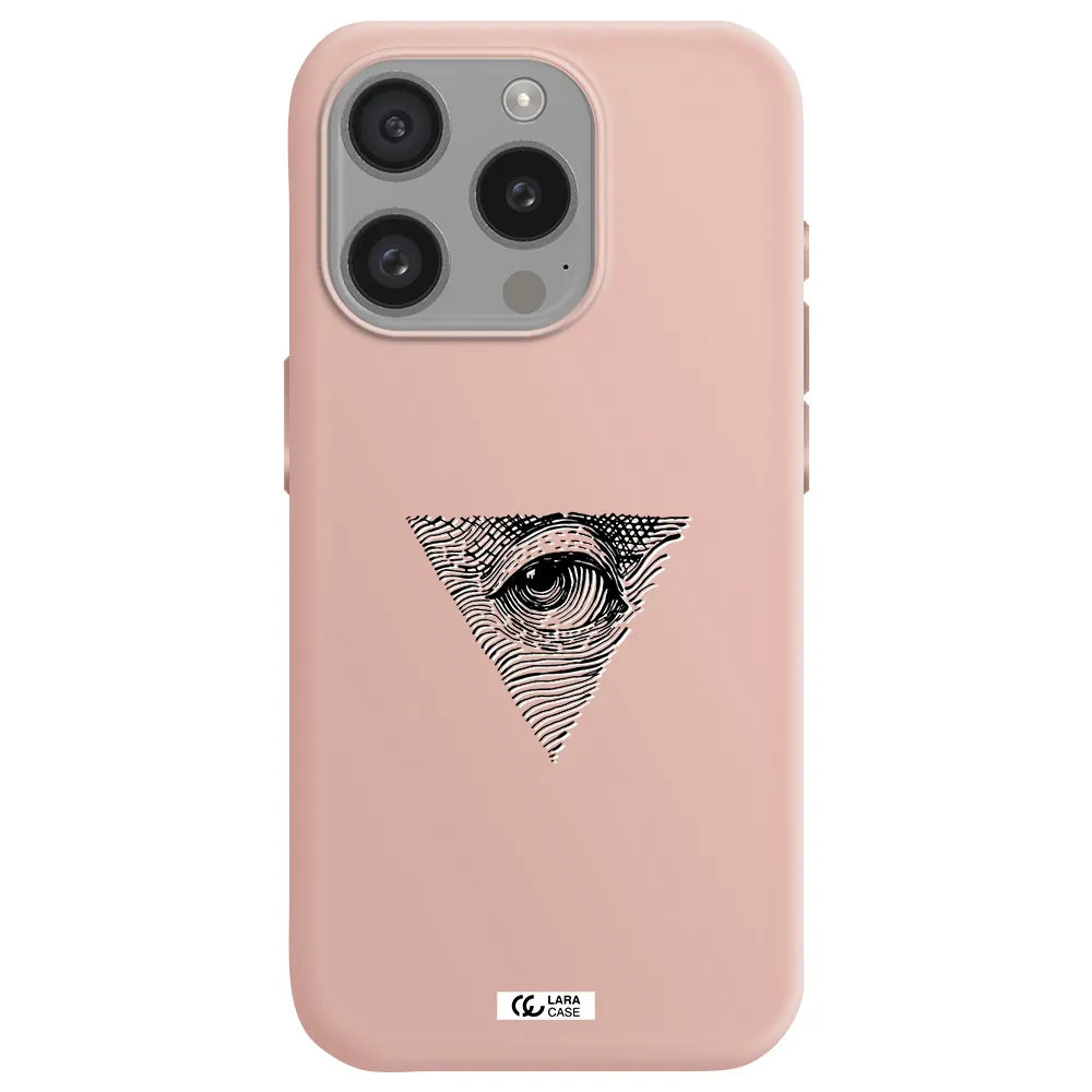 Franklin Eye Apple Iphone 15 Pro Silicone Pastel Pink Case
