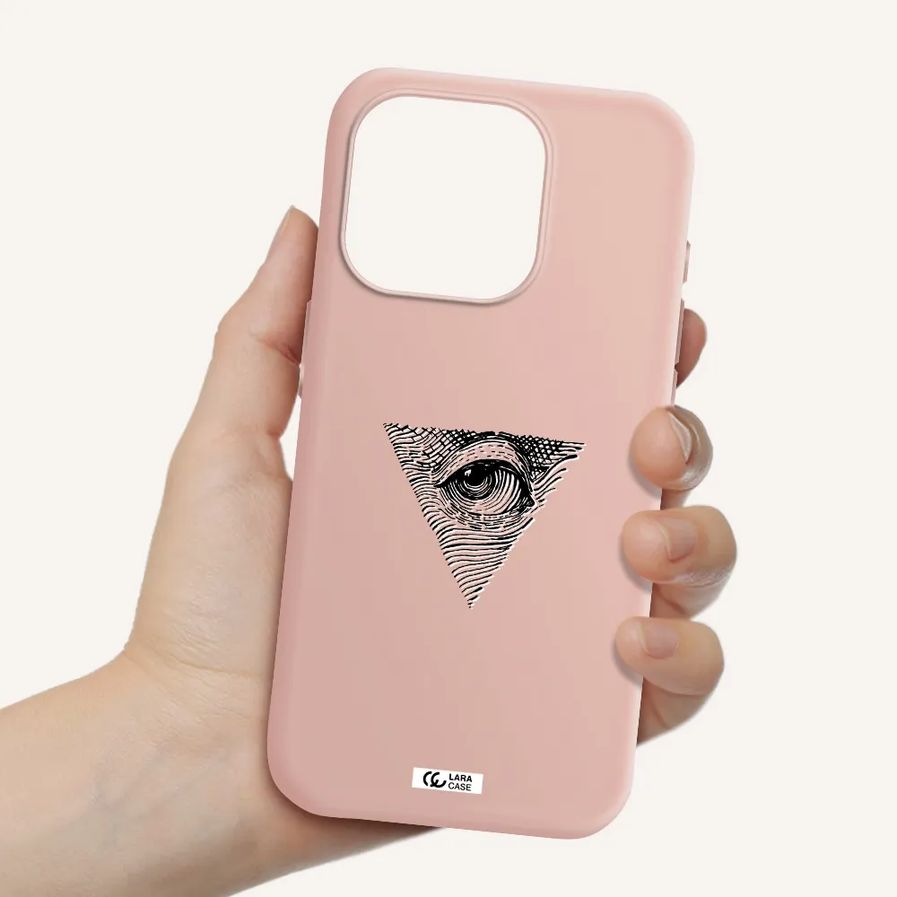 Franklin Eye Apple Iphone 15 Pro Silicone Pastel Pink Case