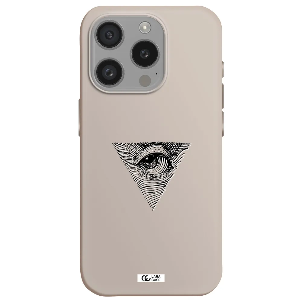 Franklin Eye Apple Iphone 15 Pro Silicone Stone Case