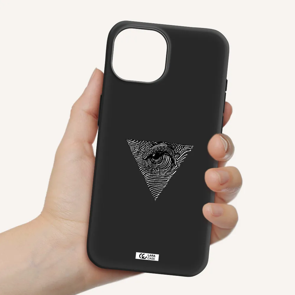 Franklin Eye Apple iPhone 15 Silicone black Case