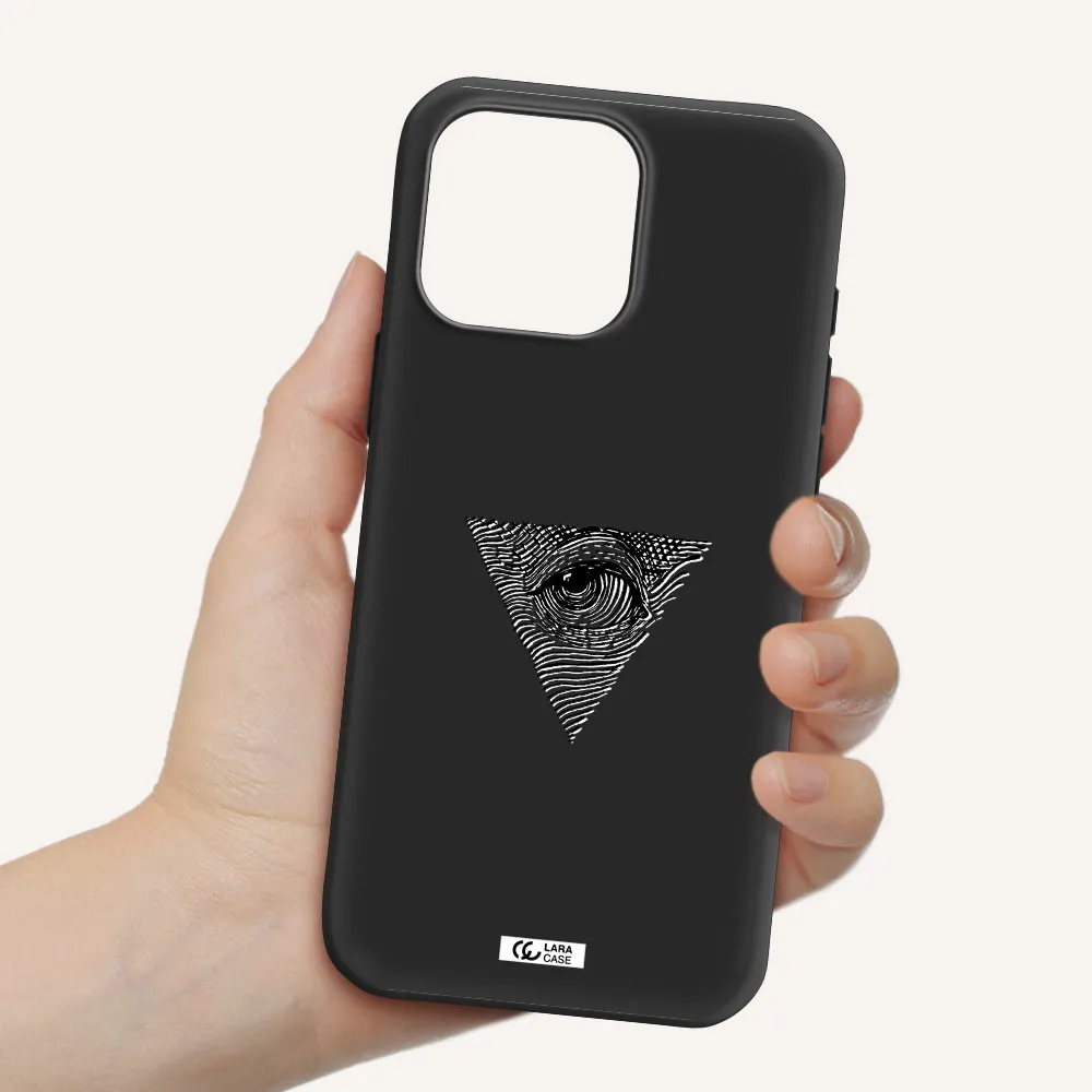 Franklin Eye Apple Iphone 16 Pro Max Silicone Black Case
