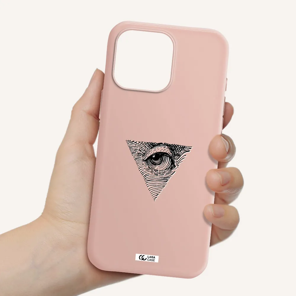 Franklin Eye Apple Iphone 16 Pro Max Silicone Pastel Pink Case