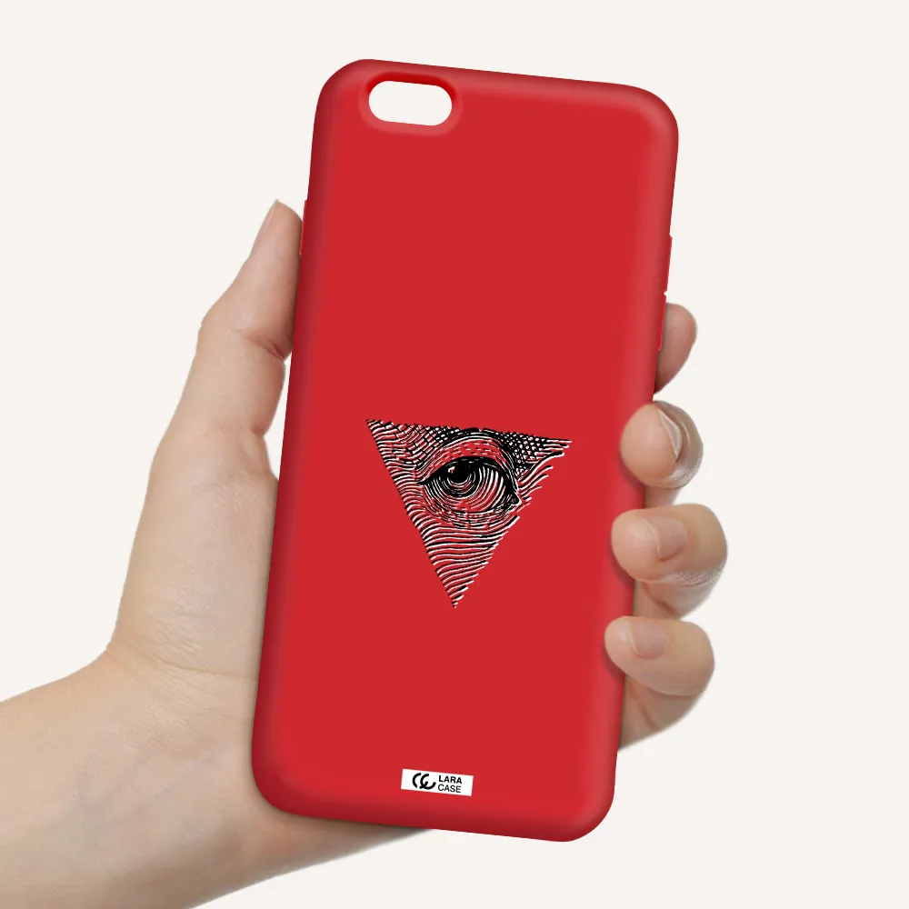 Franklin Eye Apple iPhone 6 plus Silicone Imperial Red Case