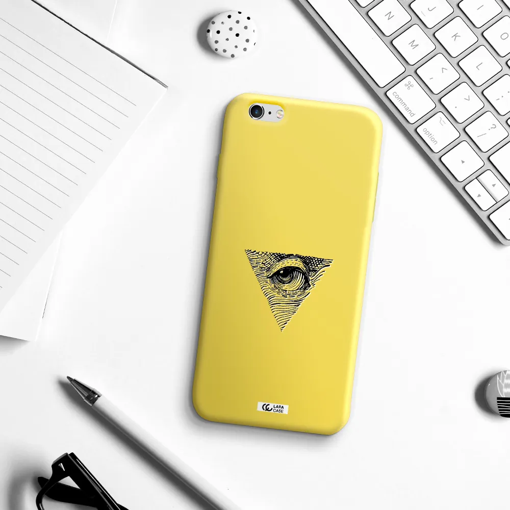 Franklin Eye Apple iPhone 6 s plus Silicone canary yellow Case