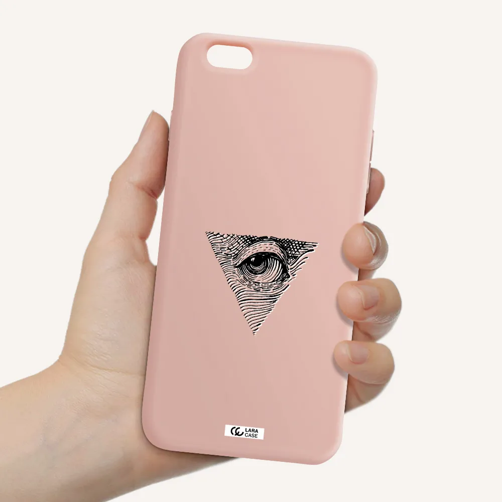 Franklin Eye Apple iPhone 6 s plus Silicone pastel pink Case