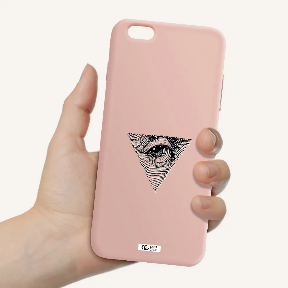 Franklin Eye Apple iPhone 6S Silicone pastel pink Case