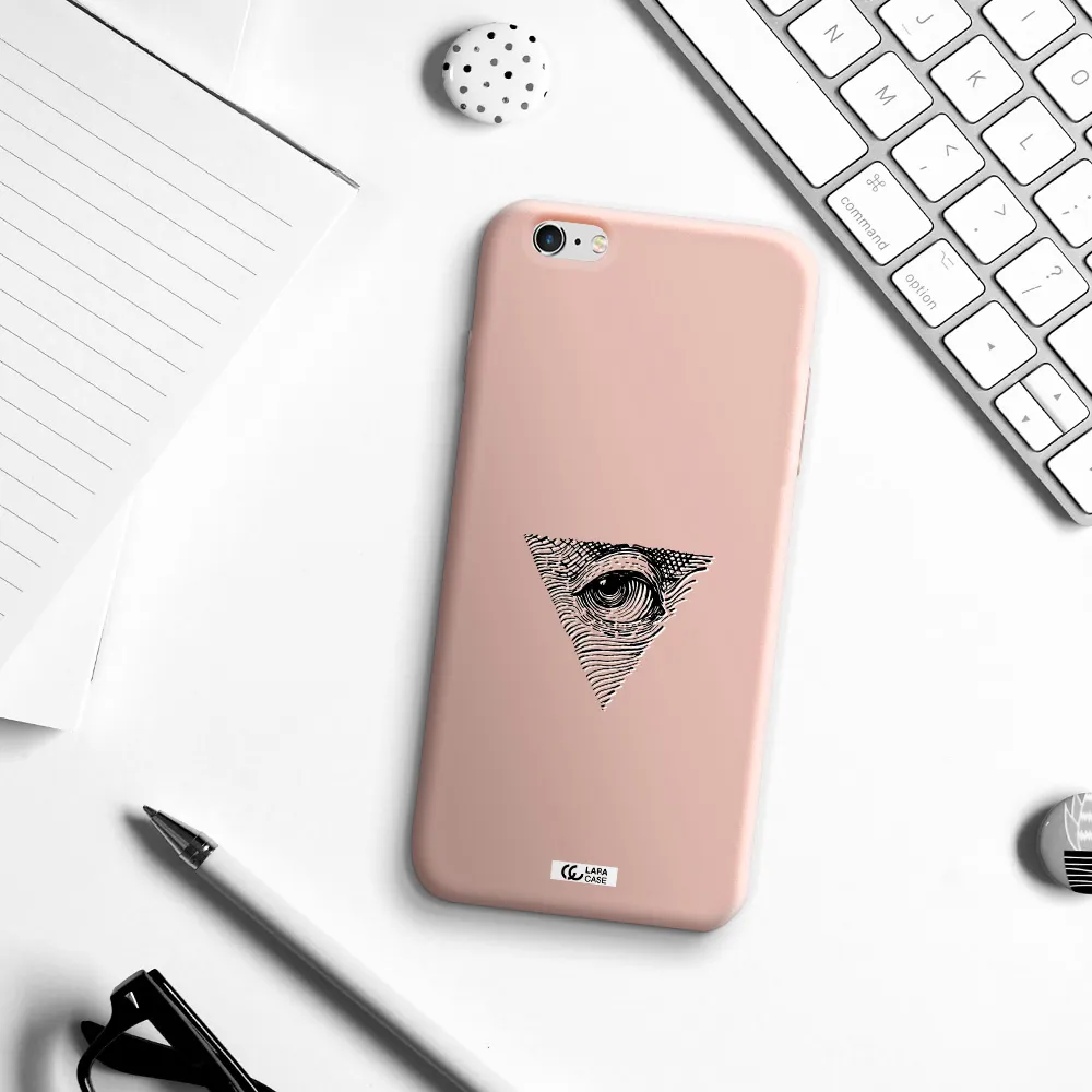 Franklin Eye Apple iPhone 6S Silicone pastel pink Case