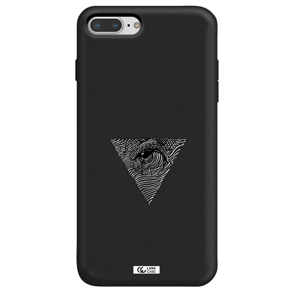 Franklin Eye Apple iPhone 7 plus Silicone black Case