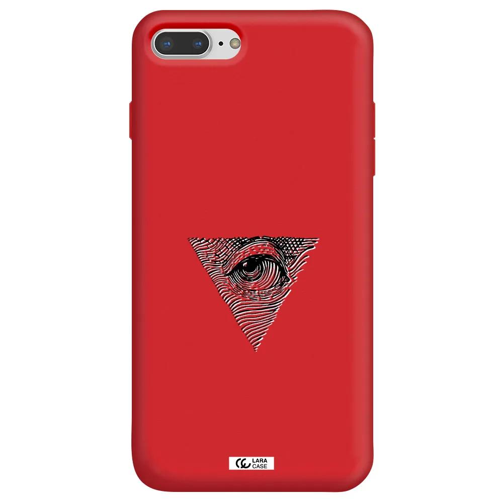 Franklin Eye Apple iPhone 7 plus Silicone Imperial Red Case
