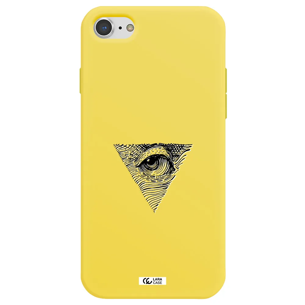 Franklin Eye Apple iPhone 7 Silicone canary yellow Case