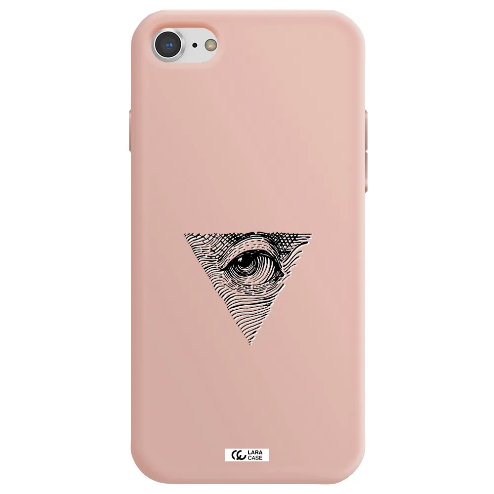 Franklin Eye Apple iPhone 7 Silicone pastel pink Case