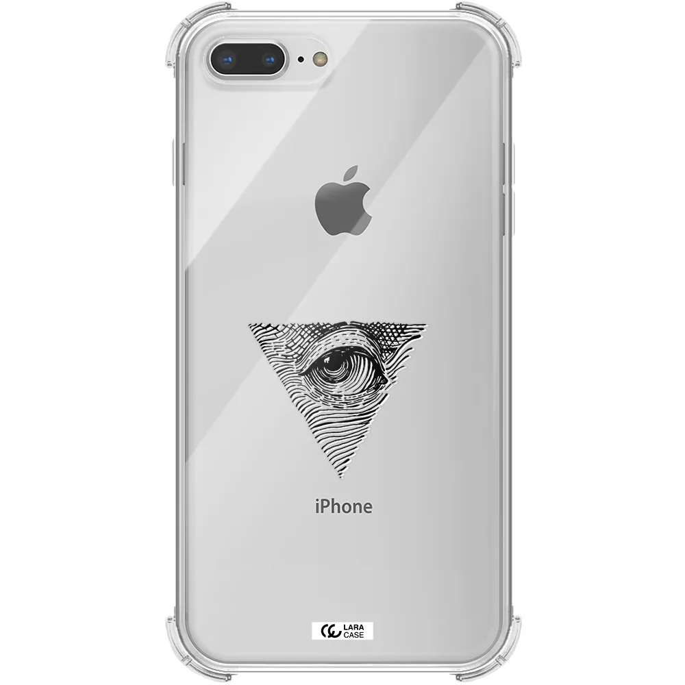 Franklin Eye Apple iPhone 8 plus Clear PC Case
