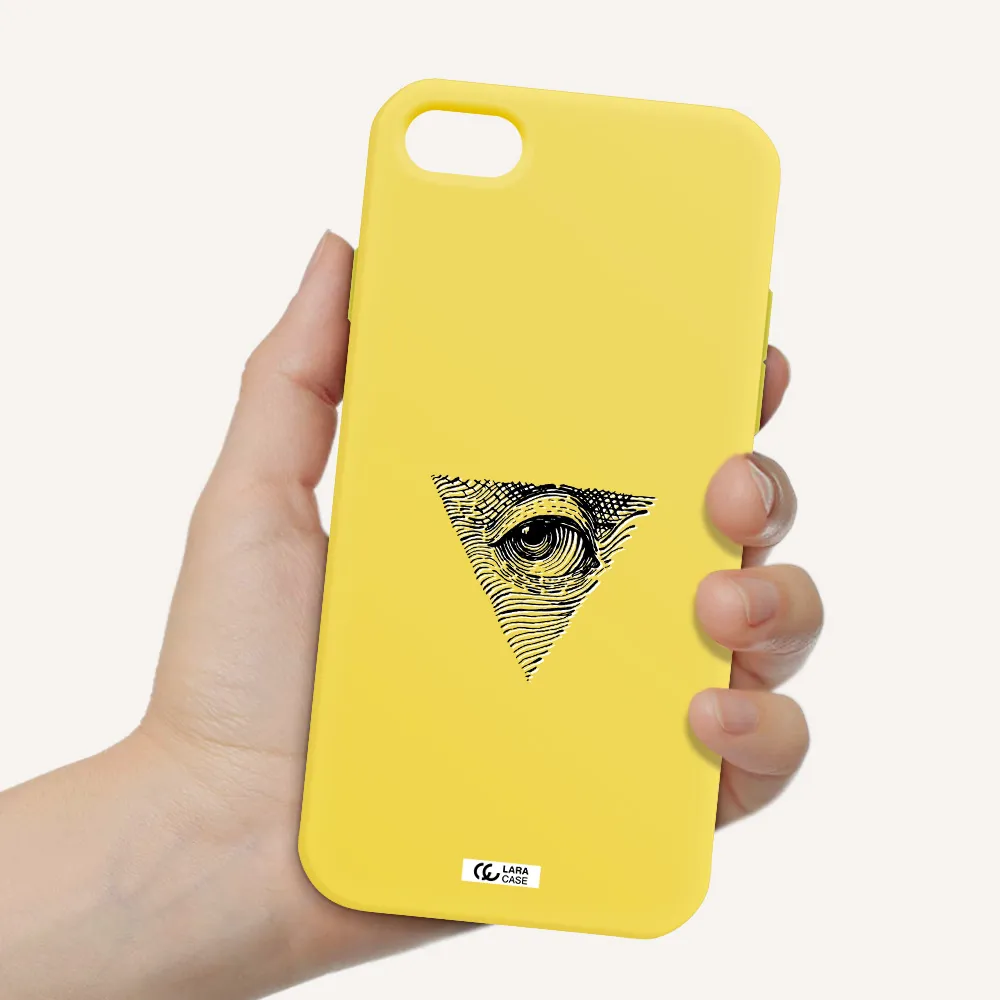 Franklin Eye Apple iPhone 8 Silicone canary yellow Case