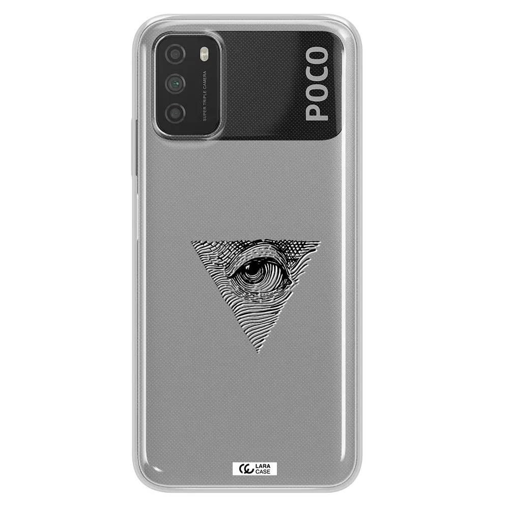 Franklin Eye Xiaomi Poco M3 Clear TPU Case