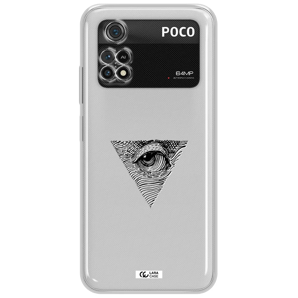 Franklin Eye Xiaomi Poco M4 Pro 4G Clear Tpu Case