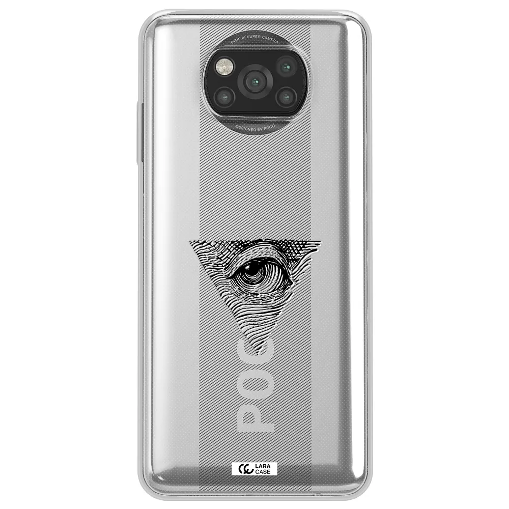 Franklin Eye Xiaomi Poco X3 Clear TPU Case