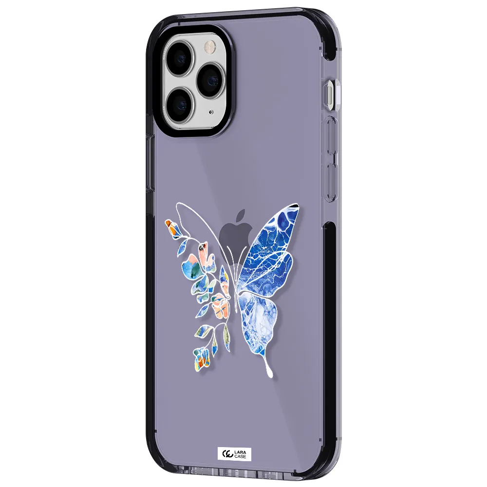 Line Butterfly Apple iPhone 11 pro max impact Lilac Case