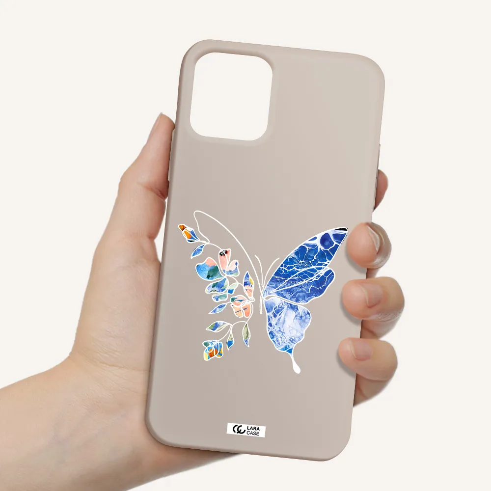 Line Butterfly Apple iPhone 11 pro max Silicone Stone Case
