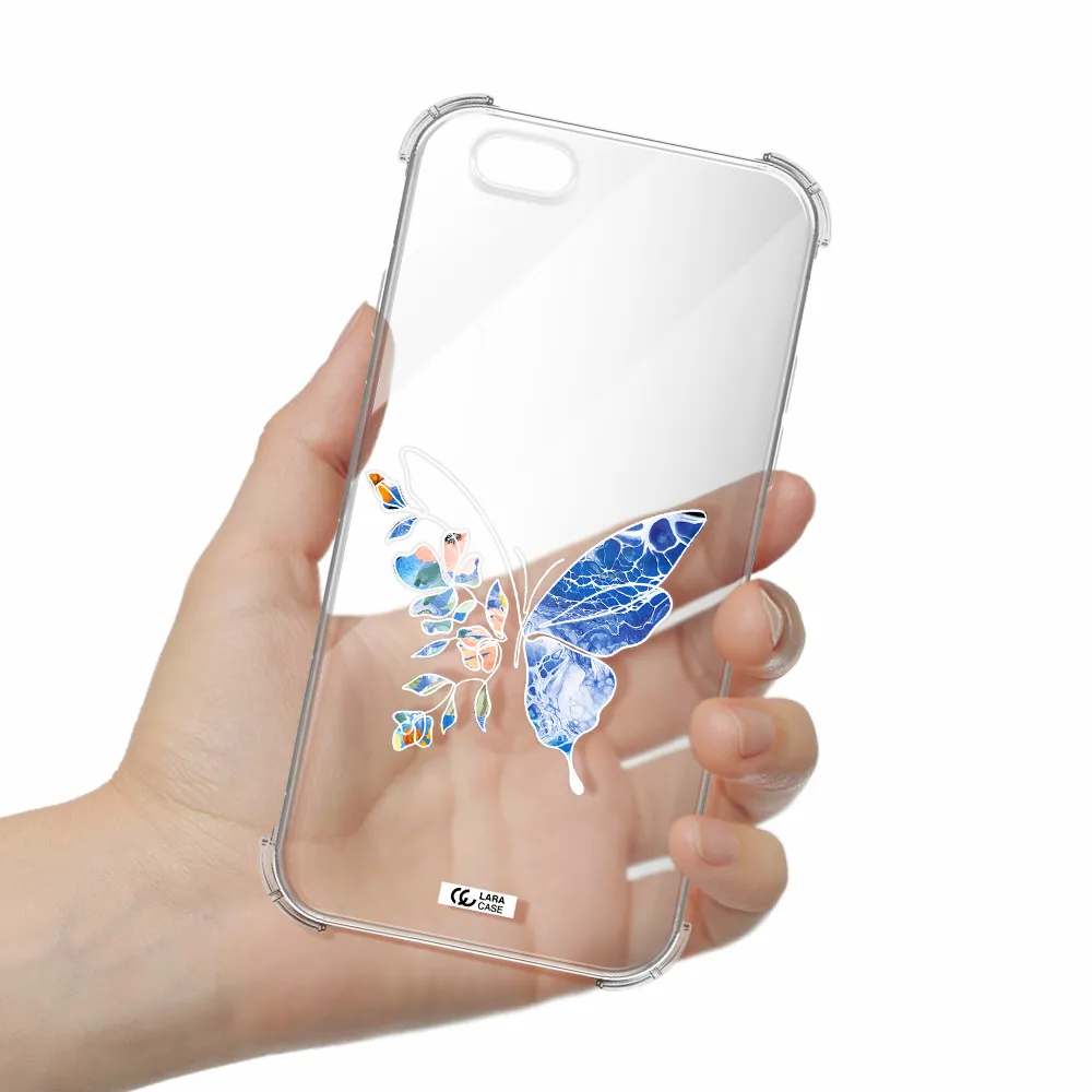 Line Butterfly Apple iPhone 6 Clear PC Case