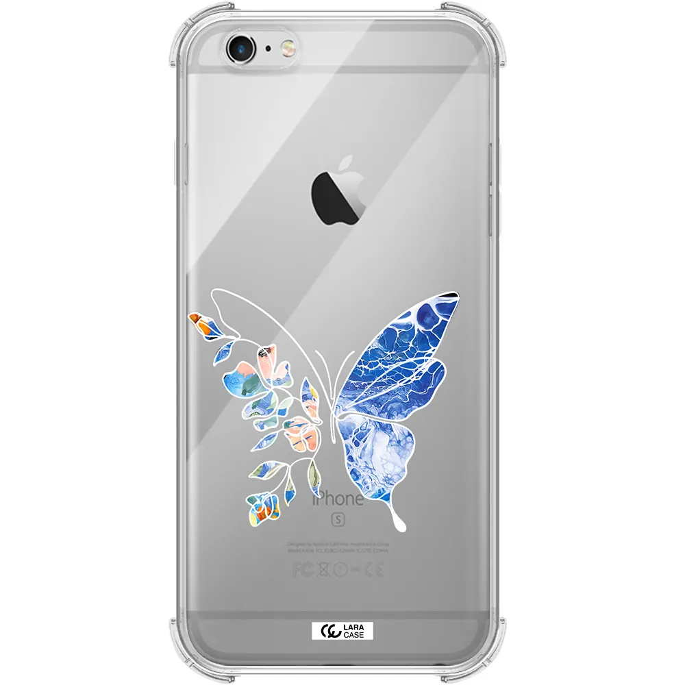 Line Butterfly Apple iPhone 6 plus Clear PC Case