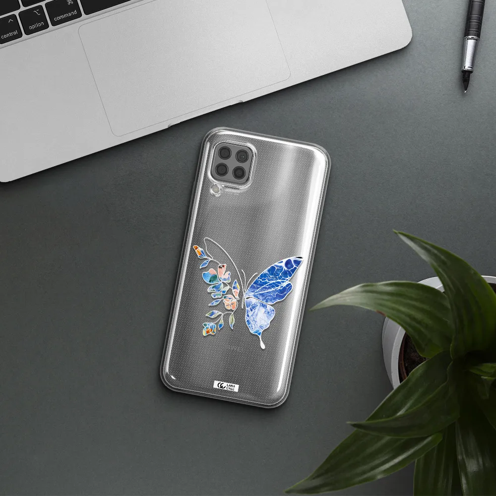 Line Butterfly Huawei P40 Lite Clear TPU Case