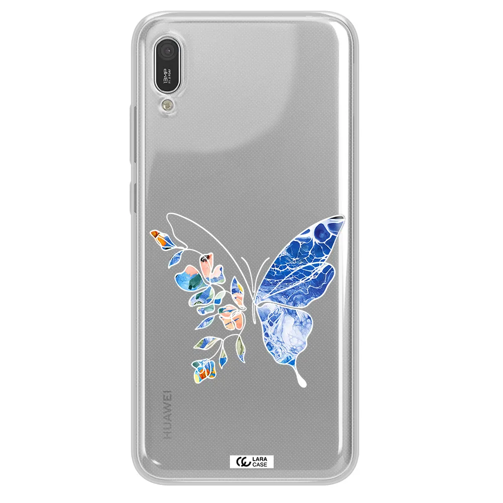 Line Butterfly Huawei Y6 Pro 2019 Clear TPU Case