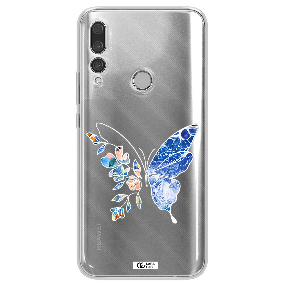 Line Butterfly Huawei Y9 Prime 2019 Clear TPU Case