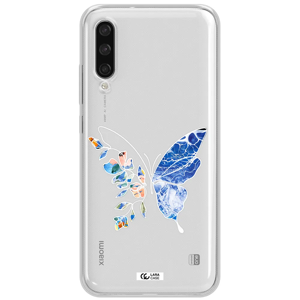 Line Butterfly Xiaomi Mi A3 Clear Tpu Case